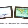 19" Widescreen Panel Mount Rugged Widescreen Monitor